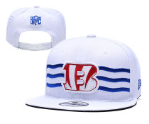 NFL Cincinnati Bengals White Snapback Hats