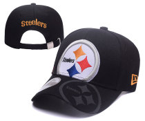 NFL Pittsburgh Steelers Black Fashion Snapbacks Hats