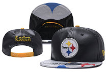 NFL Pittsburgh Steelers Black Snapbacks Hats