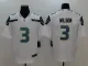 Nike Seattle Seahawks #3 Wilson White Vapor Untouchable Limited Jersey