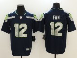 Mens NFL Seattle Seahawks #12 Fan D.Blue Vapor Limited Jersey