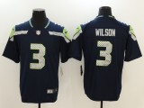 Mens NFL Seattle Seahawks #3 Wilson D.Blue Vapor Limited Jersey