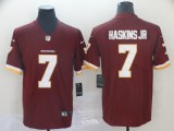 Men's Nike Washington Redskins #7 Haskins Jr Burgundy Vapor Untouchable Limited Jersey