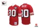 San Francisco 49ers #80 Jerry Rice Red 75th Throwback Jersey