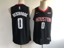 NBA Houston Rockets 0 Russell Westbrook Black Nike Men Jersey