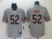 Men's Chicago Bears #52 Khalil Mack Sliver Inverted Legend Men Jersey