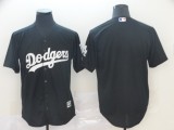 MLB Los Angeles Dodgers Black Blank Game Men's Jersey