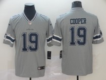 Nike Cowboys #19 Amari Cooper Grey Inverted Legend Men Jersey