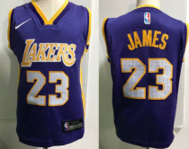 NBA  Los Angeles Lakers #23 James Purple Toddlers Jersey