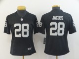 Women Oakland Raiders #28 Jacobs Vapor Untouchable Black Limited Jersey