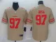 Nike San Francisco 49ers #97 Nick Bosa Gold Inverted Legend Men Jersey