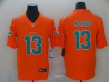 Nike Miami Dolphins #13 Marino Orange Inverted Legend Men Jersey