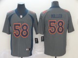 Nike Denver Broncos #58 Miller Grey Inverted Legend Men Jersey