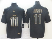 Nike Falcons #11 Julio Jones Black Gold Vapor Untouchable Limited Men Jersey