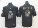 Nike Browns #6 Baker Mayfield Back Gold Vapor Untouchable Limited Men Jersey