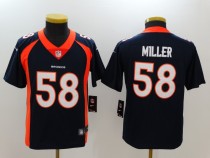 Youth Denver Broncos #58 Miller Blue Vapor Untouchable Limited Player NFL Jersey