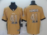 Nike New Orleans Saints #41 Kamara Grey Drift Fashion Color Rush Limited Jersey