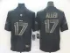 Nike Bills #17 Josh Allen Black Gold Vapor Untouchable Limited Men Jersey