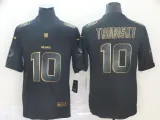 Nike Bears #10 Mitchell Trubisky Black Gold Vapor Untouchable Limited Men Jersey