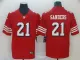 Men's San Francisco 49ers #21 Sanders Nike Red Color Rush Vapor Untouchable Limited Player Jersey