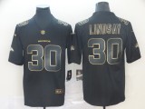 Nike Broncos #30 Phillip Lindsay Black Gold Vapor Untouchable Limited Men Jersey