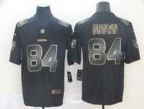 Nike Raiders #84 Antonio Brown Black Gold Vapor Untouchable Limited Men Jersey