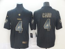 Nike Raiders #4 Derek Carr Black Gold Vapor Untouchable Limited Men Jersey