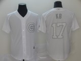 MLB Cubs #17 Kris Bryant KB White 2019 Players Weekend Player Men Jersey