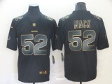 Nike Bears #52 Khalil Mack Black Gold Vapor Untouchable Limited Men Jersey