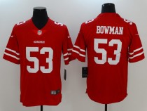 Mens NFL San Francisco 49ers #53 Bowman Red Vapor Limited Jersey