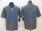 Nike Colts #12 Andrew Luck Grey Inverted Legend Men Jersey