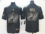 Nike Jets #26 Le'Veon Bell Black Gold Vapor Untouchable Limited Men Jersey