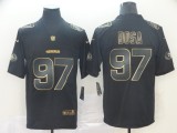 Nike 49ers #97 Nick Bosa Black Gold Vapor Untouchable Limited Men Jersey