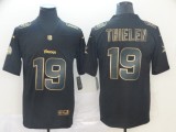Nike Vikings #19 Adam Thielen Black Gold Vapor Untouchable Limited Men Jersey