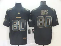 Nike 49ers #80 Jerry Rice Black Gold Vapor Untouchable Limited Men Jersey