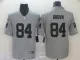 Nike Raiders #84 Antonio Brown Grey Inverted Legend Men Jersey