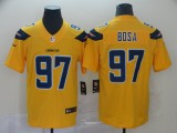 Nike San Diego Chargers #97 Bosa Gold Inverted Legend Men Jersey