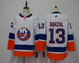 NHL Islanders #13 Mathew Barzal White Adidas Men Jersey