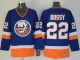 New York Islanders #22 Mike Bossy NHL Throwback Sewed jersey in Blue