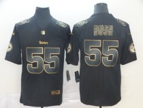 Nike Steelers #55 Devin Bush Black Gold Vapor Untouchable Limited Men Jersey