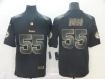 Nike Steelers #55 Devin Bush Black Gold Vapor Untouchable Limited Men Jersey