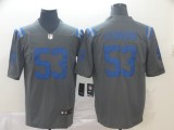 Nike Colts #53 Darius Leonard Grey Inverted Legend Men Jersey