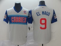 MLB Chicago Cubs #9 Javier Baez El Mago 2019 Little League Classic Men Jersey