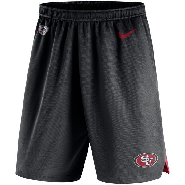 Nike NFL San Francisco 49ers Knit Performance Black Shorts