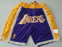 NBA Los Angeles Lakers Purple Men's Shorts