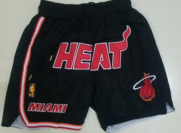 NBA Miami Heat Black Men's Shorts 