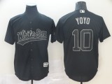 MLB White Sox #10 Yoan Moncada YoYo Black 2019 Players Weekend Player Men Jersey