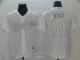 MLB Dodgers #14 Enrique Hernandez Kike White 2019 Players Weekend Player Men Jersey