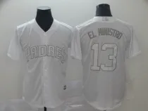 MLB Dodgers Blank White 2019 Players Weekend Player Men Jersey