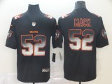 Men's Chicago Bears #52 Khalil Mack 2019 Black Smoke Fashion Limited Jersey